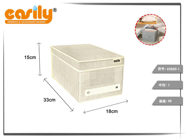 Scatole con coperchio e maniglia a fascia