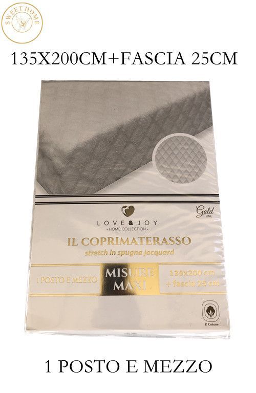 IL COPRIMATERASSO OREDORO 1 POSTO E MEZZO 130x200cm