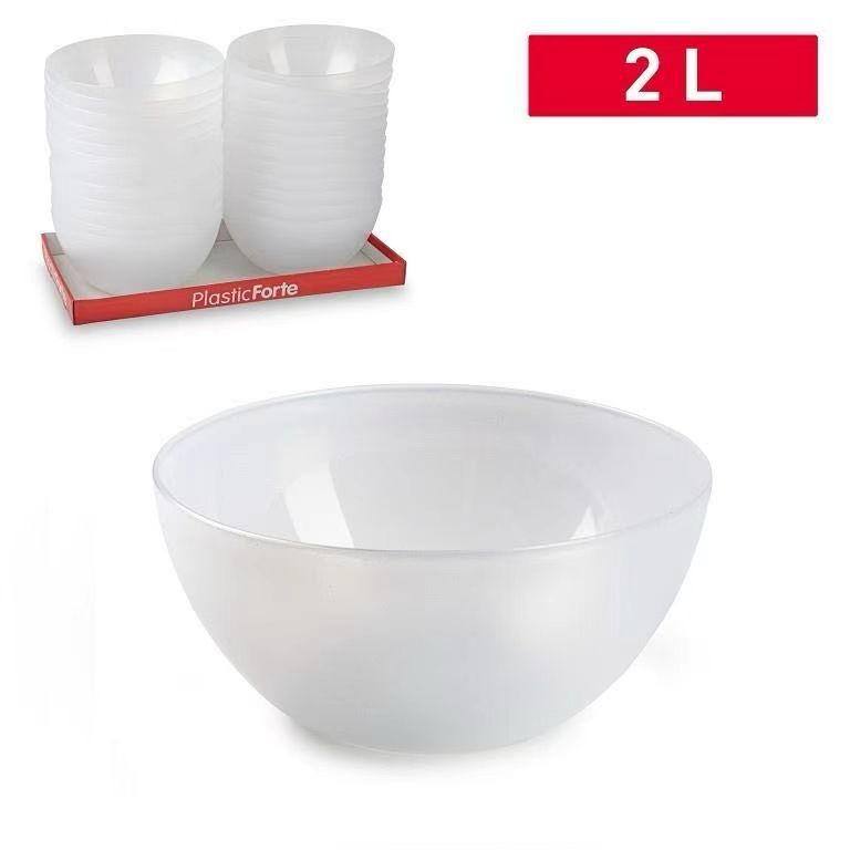 CIOTOLA PLASTICA TRASPARENTE 2L 20X20X9.5CM