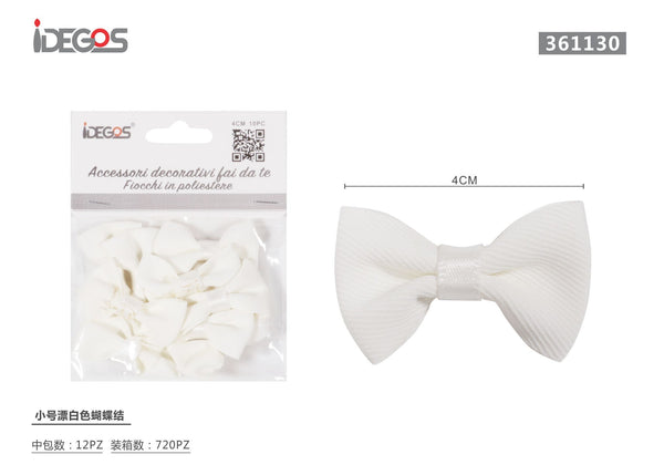 Fiocco decorativo bianco