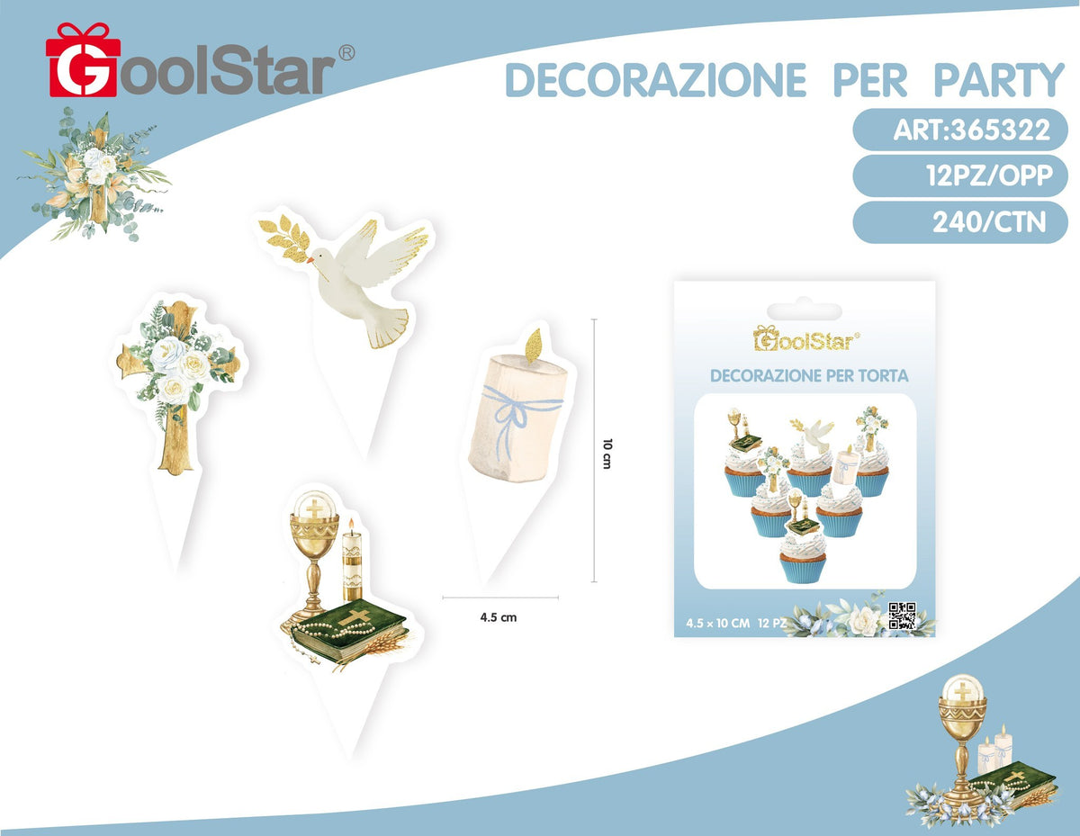 Decorazione per torta prima comunione