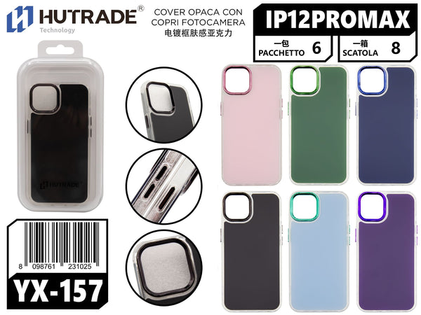 COVER CAMERA CROMATA IP12 PRO MAX – YX157 344323