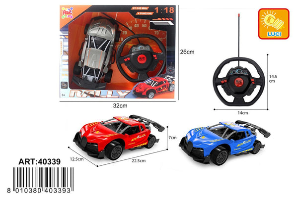 Auto rally radiocomandata AP40339, scala 1:18