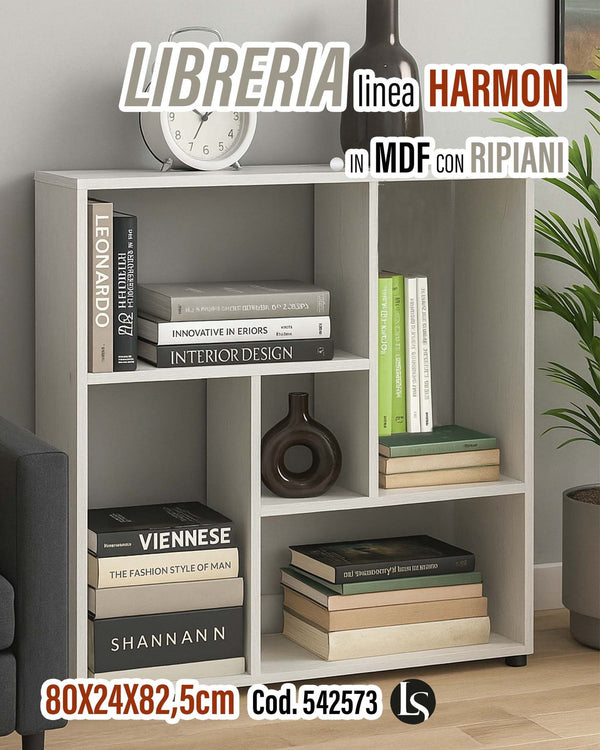 Libreria LS02-1, bianco