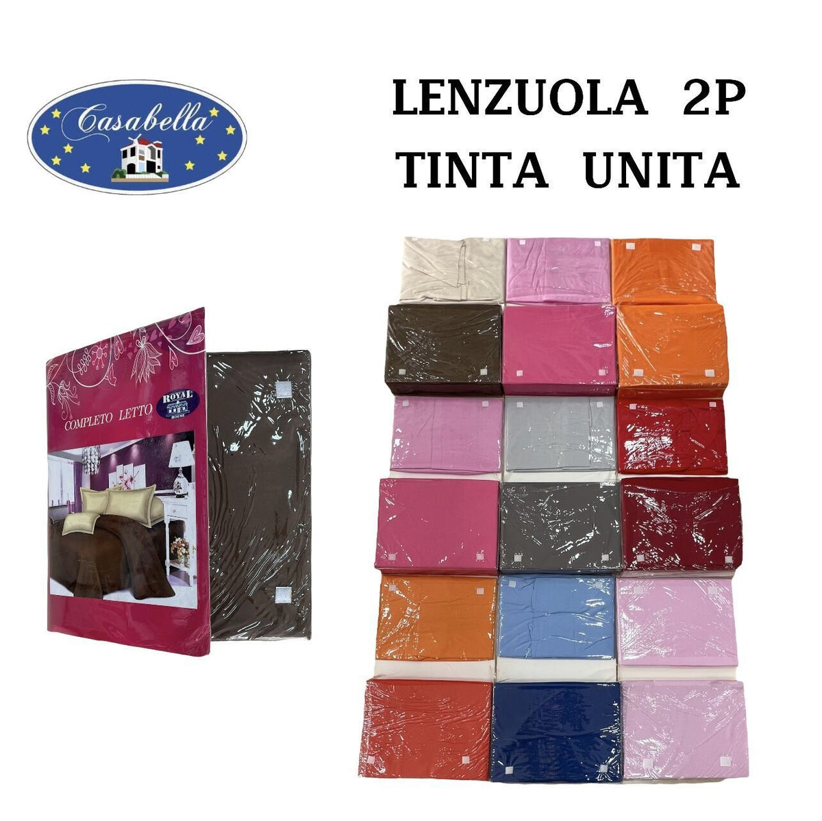Lenzuola Tinta Unita 2P