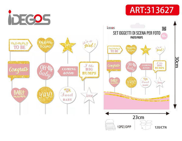 Accessori per selfie Baby, 12 pezzi