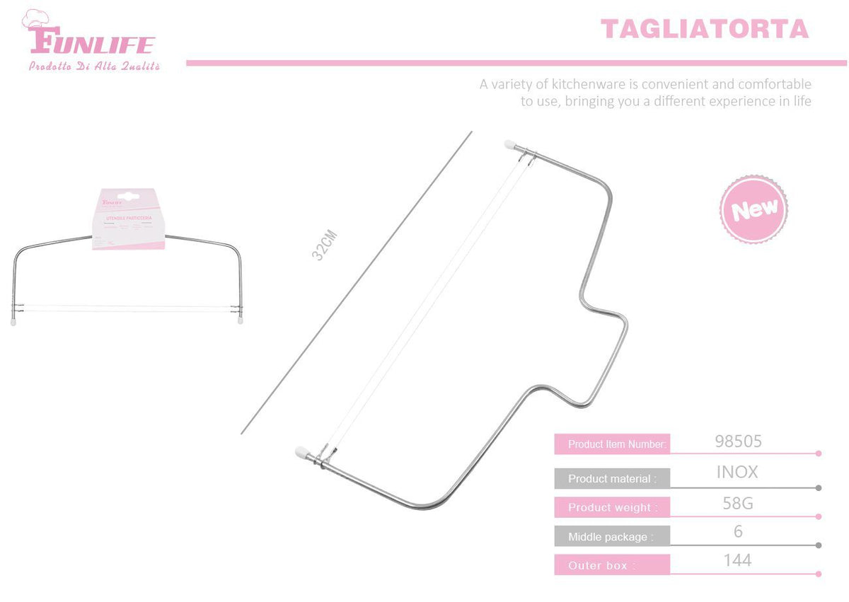 Tagliatorta a doppio filo CK6146