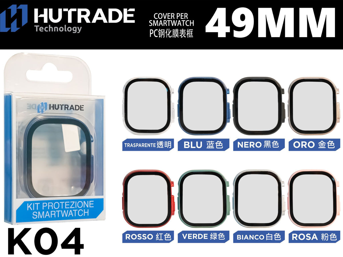 CUSTODIA CON PELLICOLA PER APPLE WATCH 49MM – K 04 600405