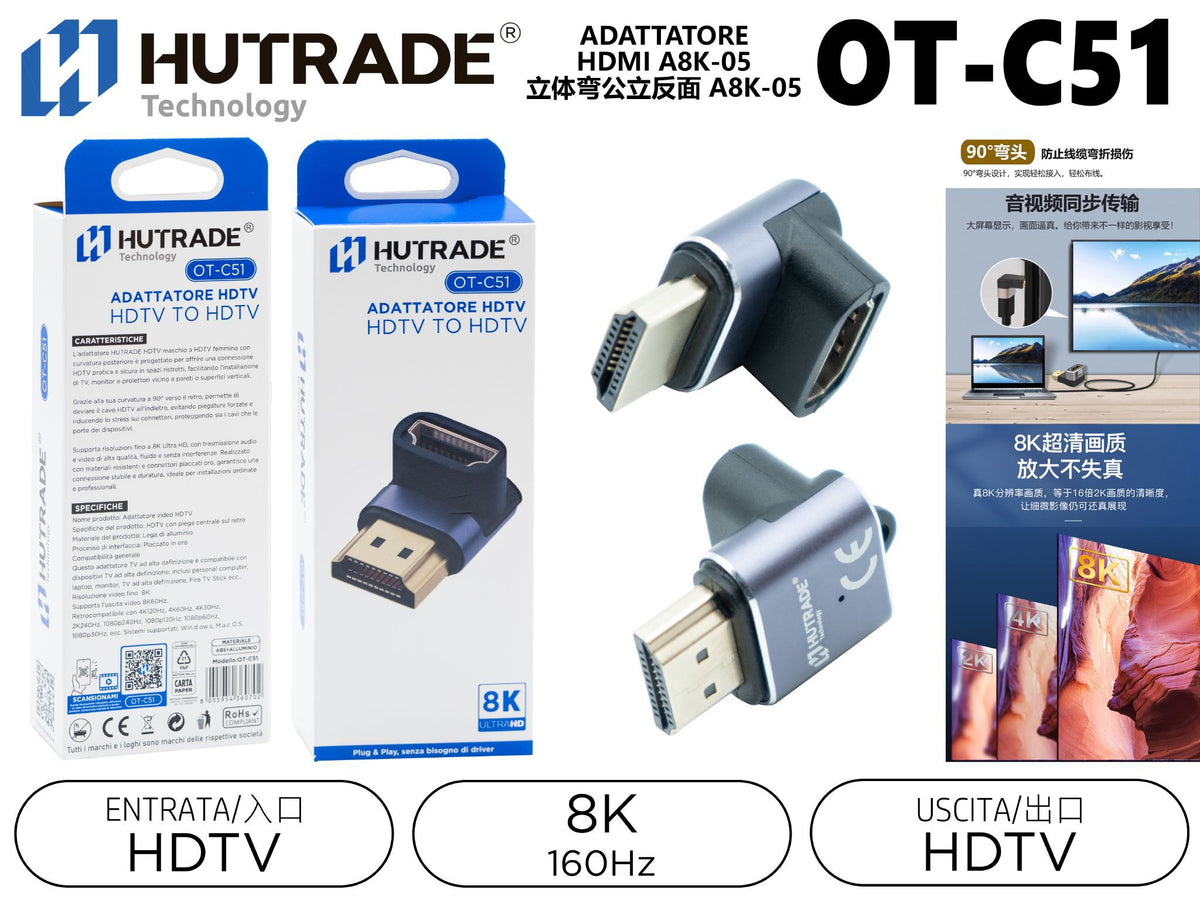 OT-C51 ADATTATORE HDMI A8K-05