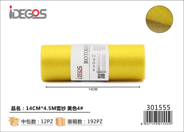 Rotolo di organza, 14 cm x 4,5 m