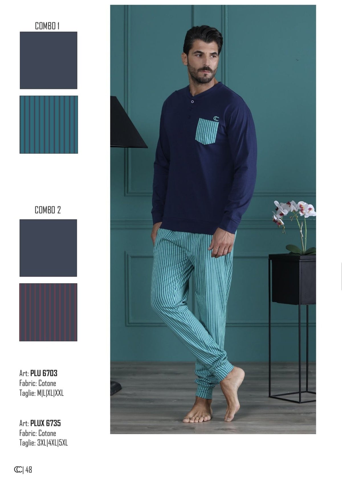 Pigiama Lungo Uomo PLU/6703