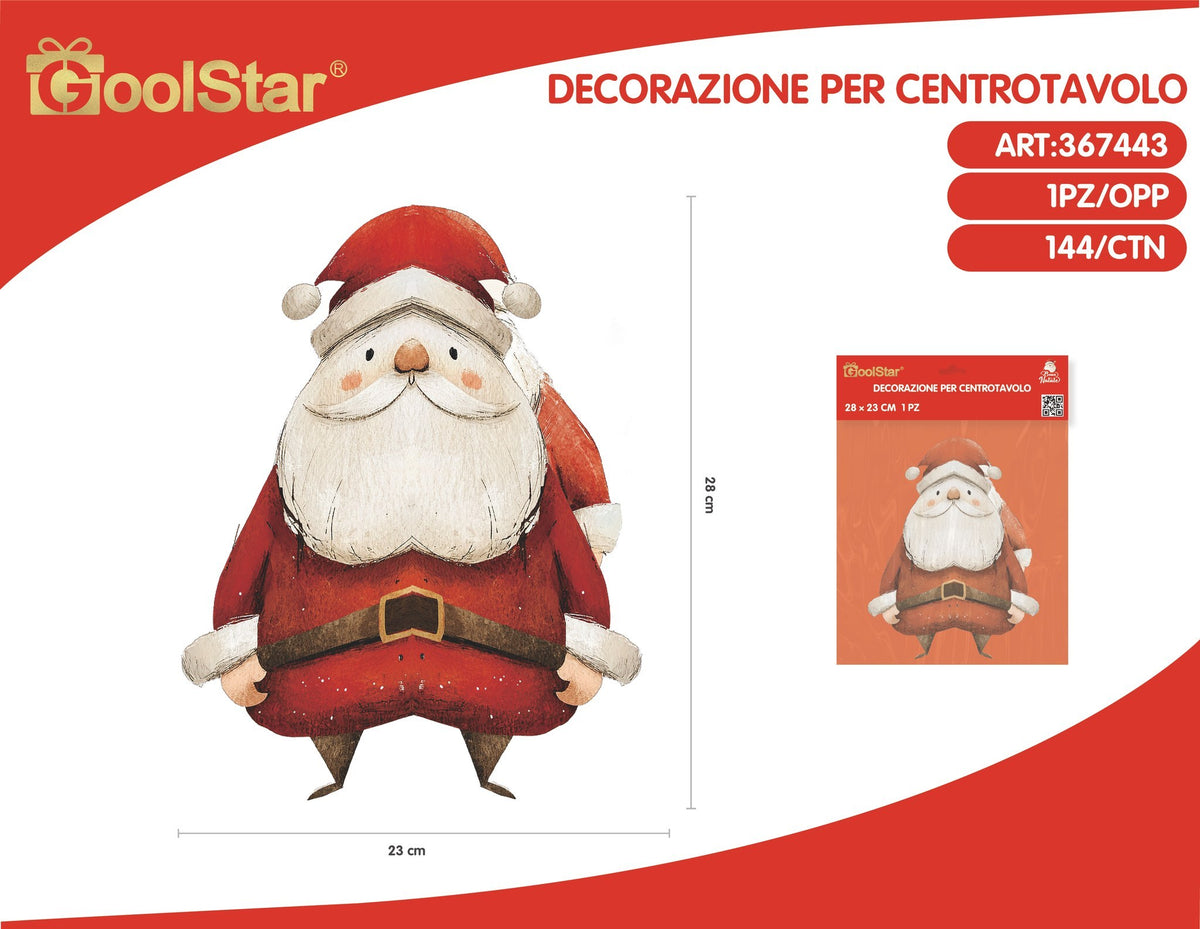 Decorazione da tavolo Babbo Natale - serie B