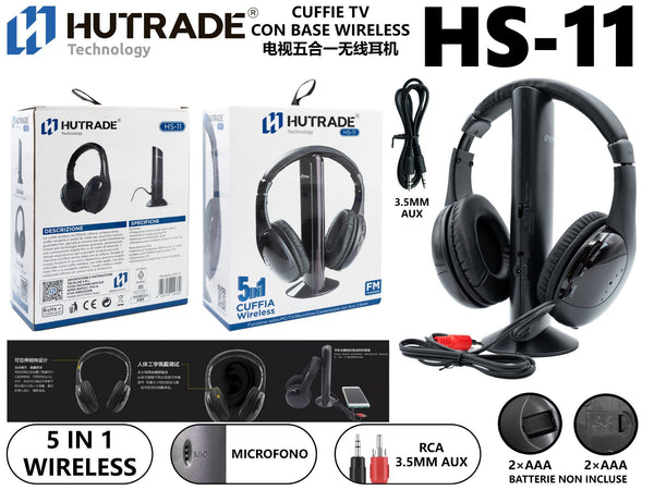 HS-11 CUFFIE TV CON BASE