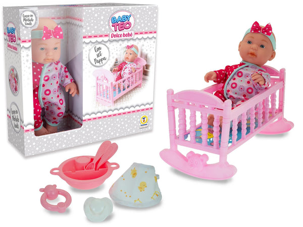 Bambola – BABY TEO PLAYSET BAMBOLOTTO IN VINILE 80686