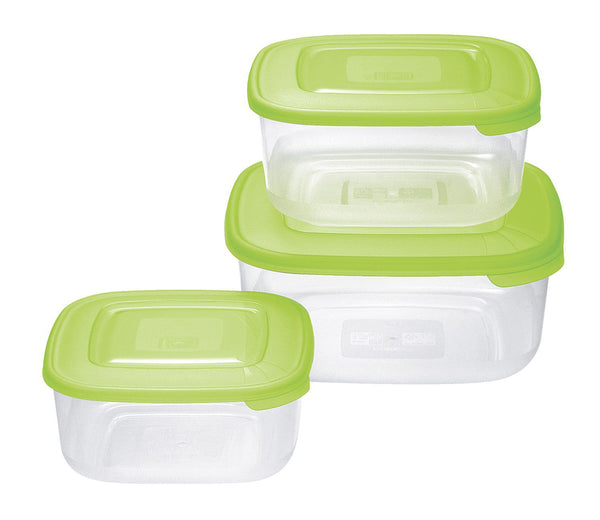 TONTARELLI SET 3 FRIGO BOX QUADRATI 2.5L/1.5/0.95L