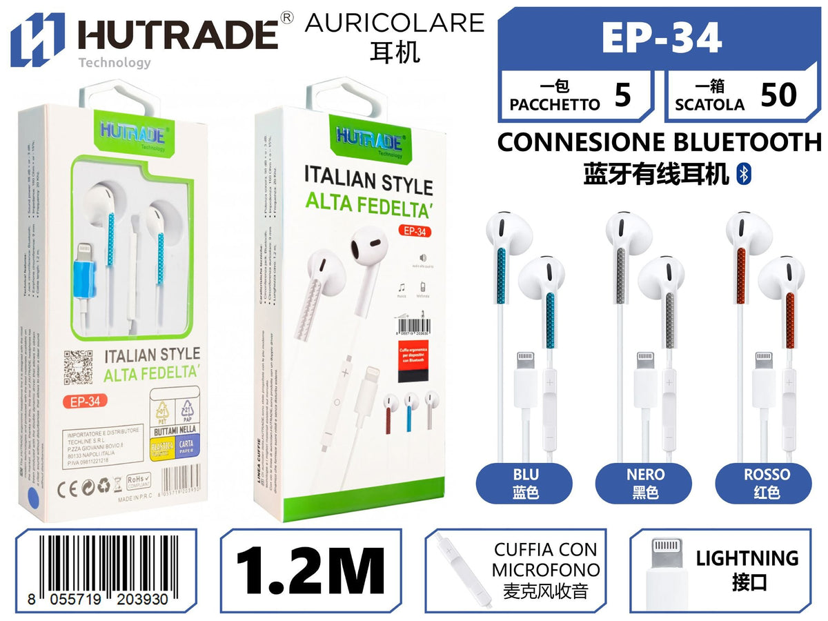 EP-34 CUFFIE ATTACCO LIGHTINIG