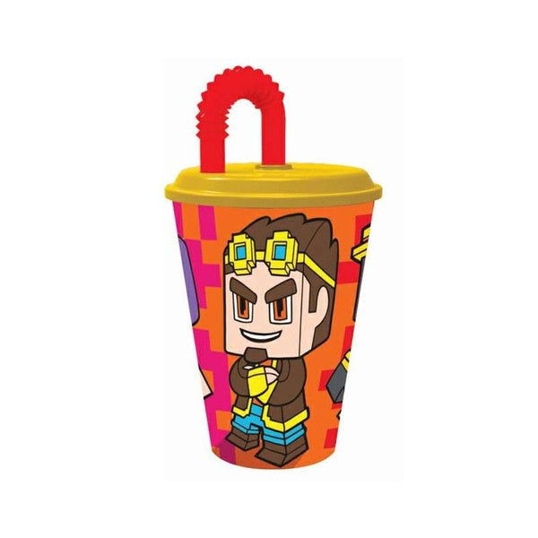 Tazza, bicchiere o borraccia – BICCHIERE CON CANNUCCIA 350ML LYON GAMER LY08573