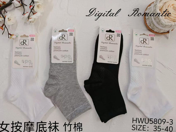 Calzini donna HWU5809 in cotone, taglia 35-40