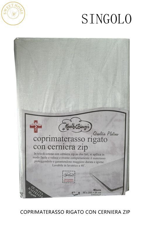 COPRIMATERASSO SINGOLO ZIP