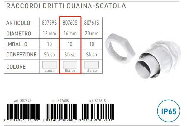 Tubi, canaline e accessori per cavi