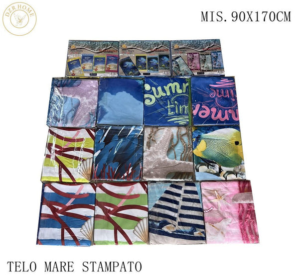 TELO MARE STAMPATO M.F 90X170CM