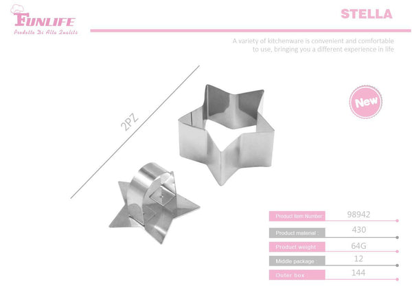 Anello per mousse, forma stella