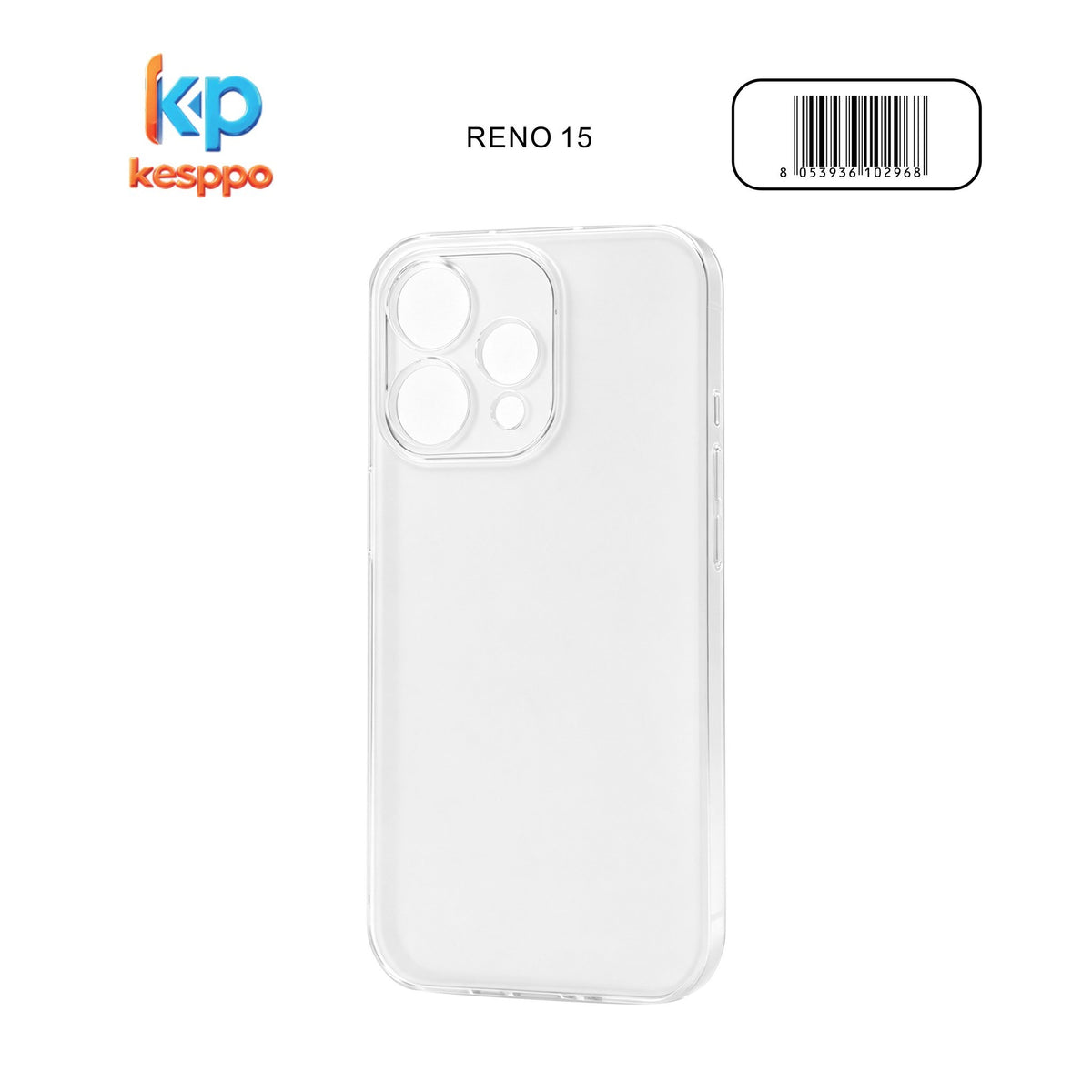Custodia per OPPO RENO 15 – trasparente, in silicone