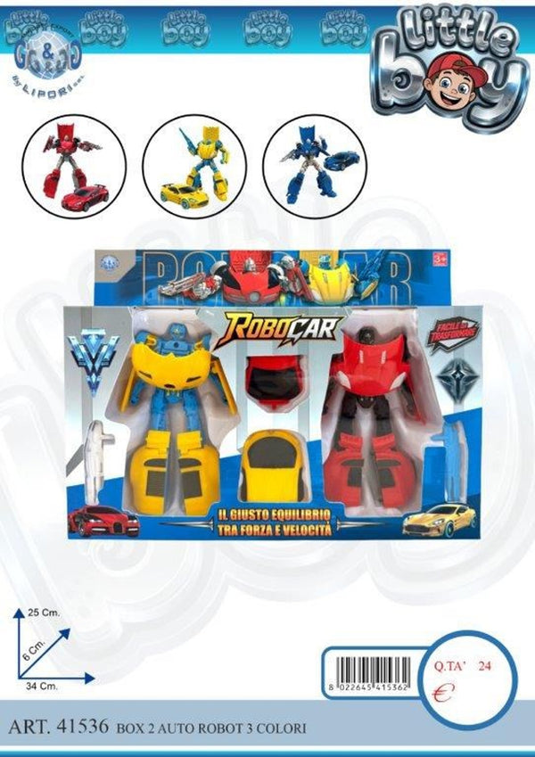 Veicolo giocattolo – BOX 2 AUTO ROBOT LIP41536