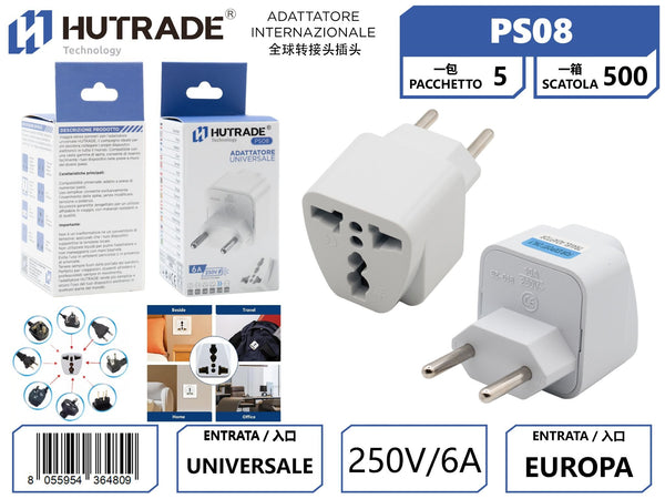 PS08 ADATTATORE INTERNAZIONALE
