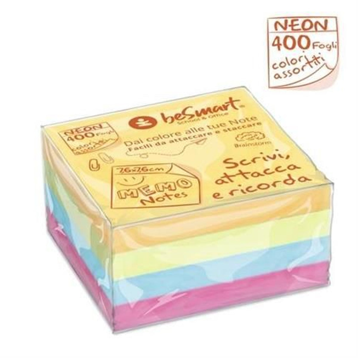 Quaderno o blocco – CUBE NOTES NEON SINGOLO 00340015