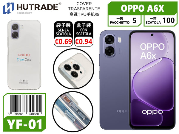 COVER TRASPARENTE OPPO A6X – YF01 012012