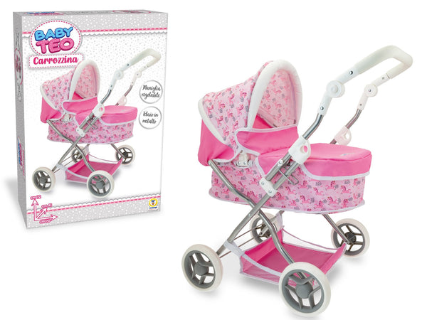 Accessorio per bambole – CARROZZINA IN METALLO 72343
