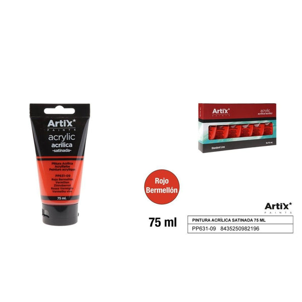 Pennarello o colore – PITTURA ACRILICA 6 PZ ROSSO PP63109