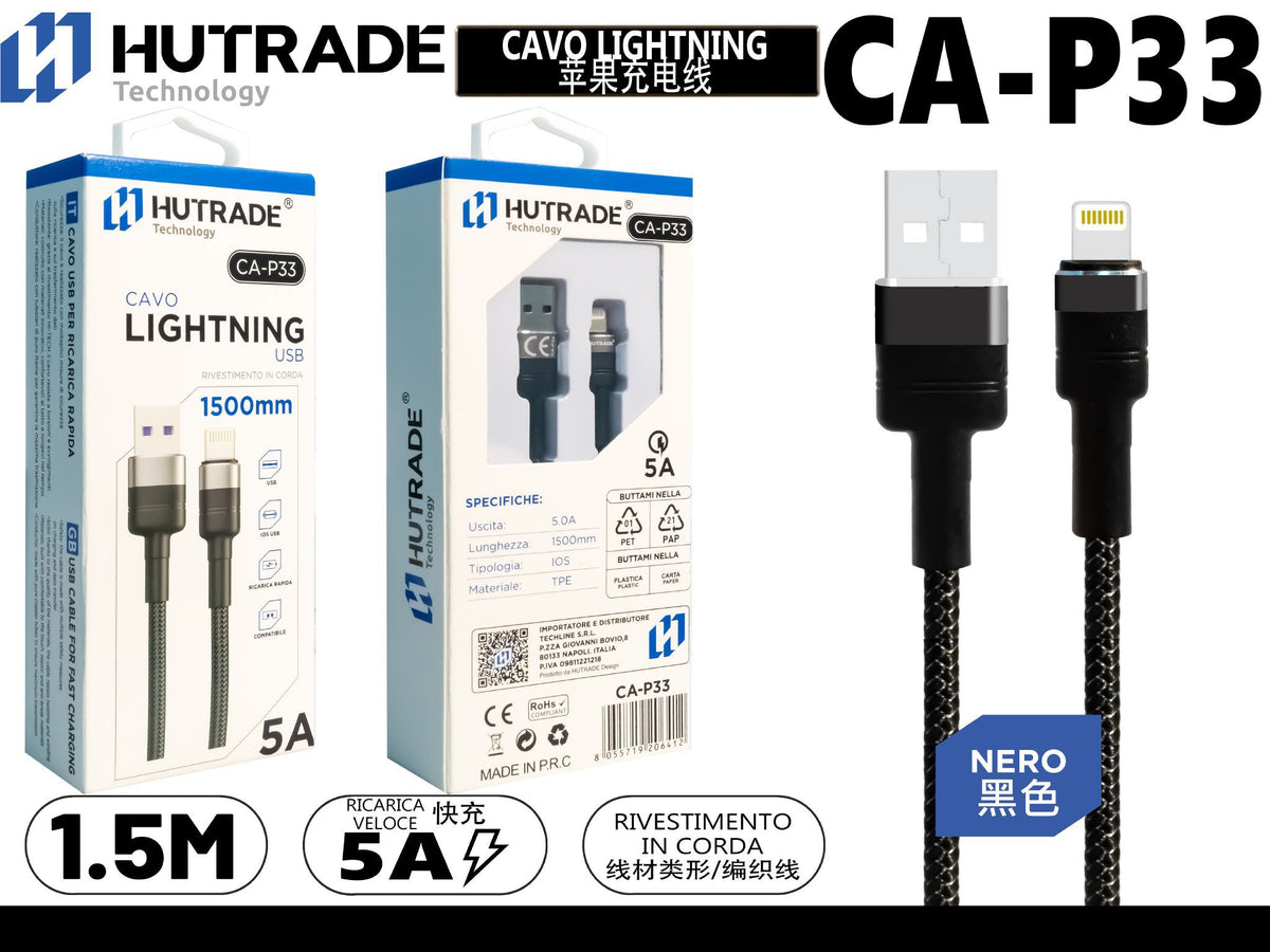 CA-P33 CAVO LIGHTNING 1.5 METRO 5A