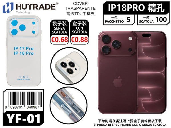 COVER TRASPARENTE IP18PRO