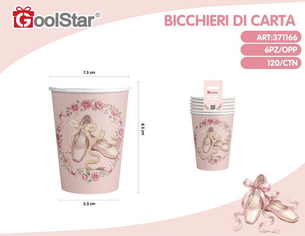 Bicchiere di carta ballerina