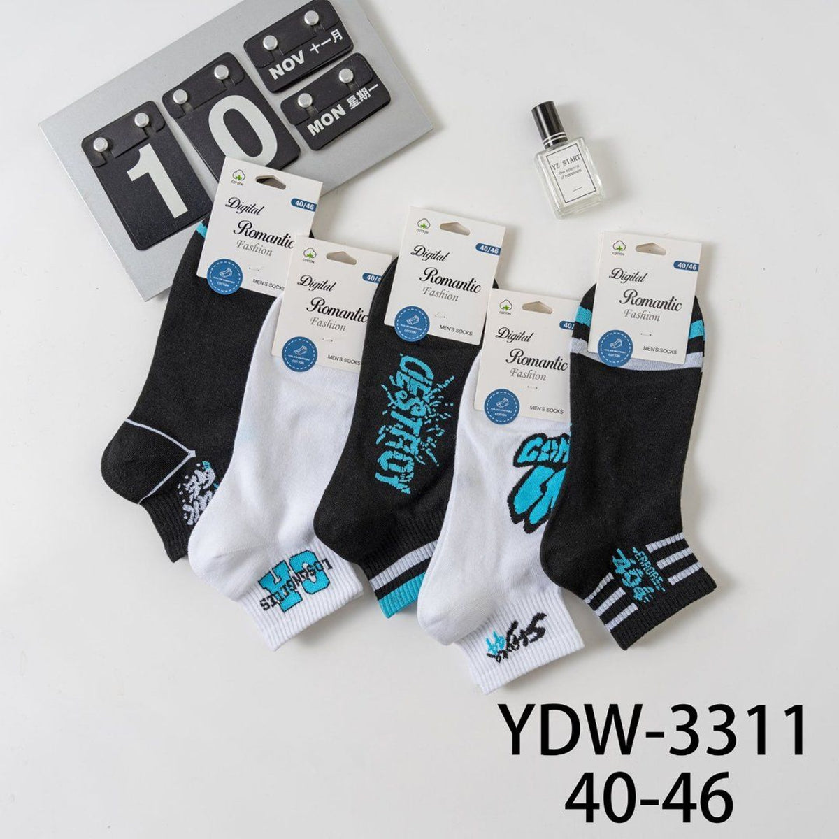 Calzini corti uomo YDW3311 - confezione da 12 paia