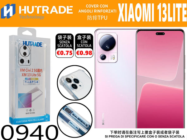 COVER TRASPARENTE ANTIURTO MI 13 LITE – 0940 014306