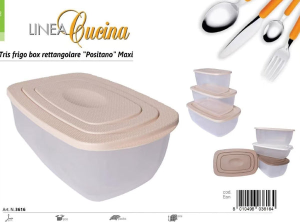 BRONZO TRIS FRIGO BOX RETTANGOLARE POSITANO ASS.