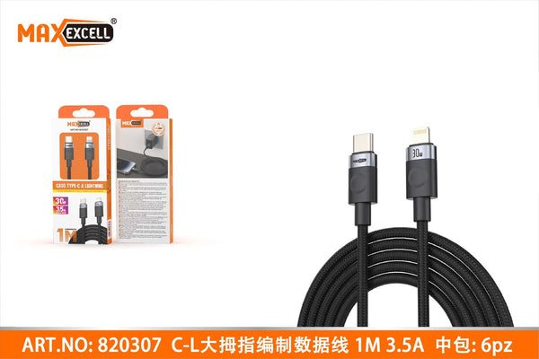 Cavo TYPE-C a LIGHTNING 1M 3.5A