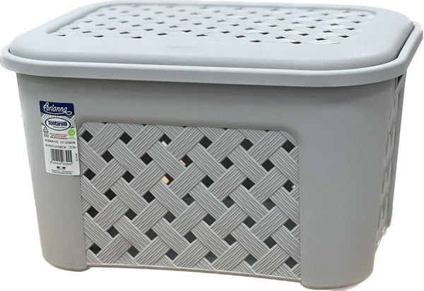TONTARELLI CESTINO P/BIANCHERIA ARIANNA 23.6LT 43.5X33.5*H26CM