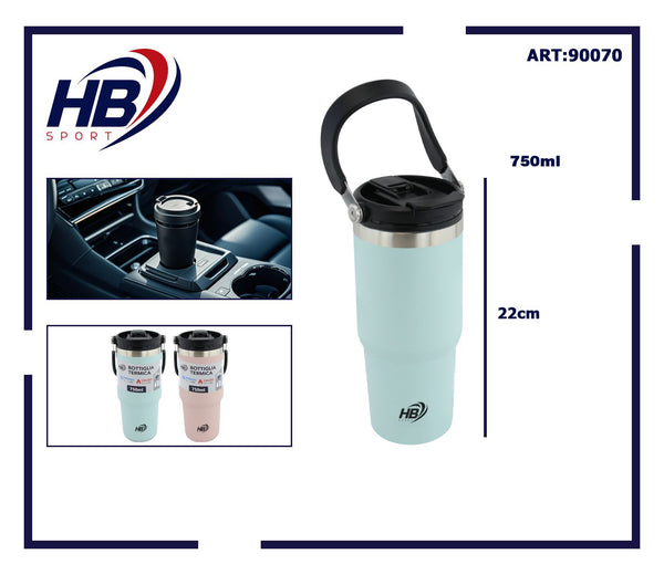 Bicchiere termico con manico, 750 ml