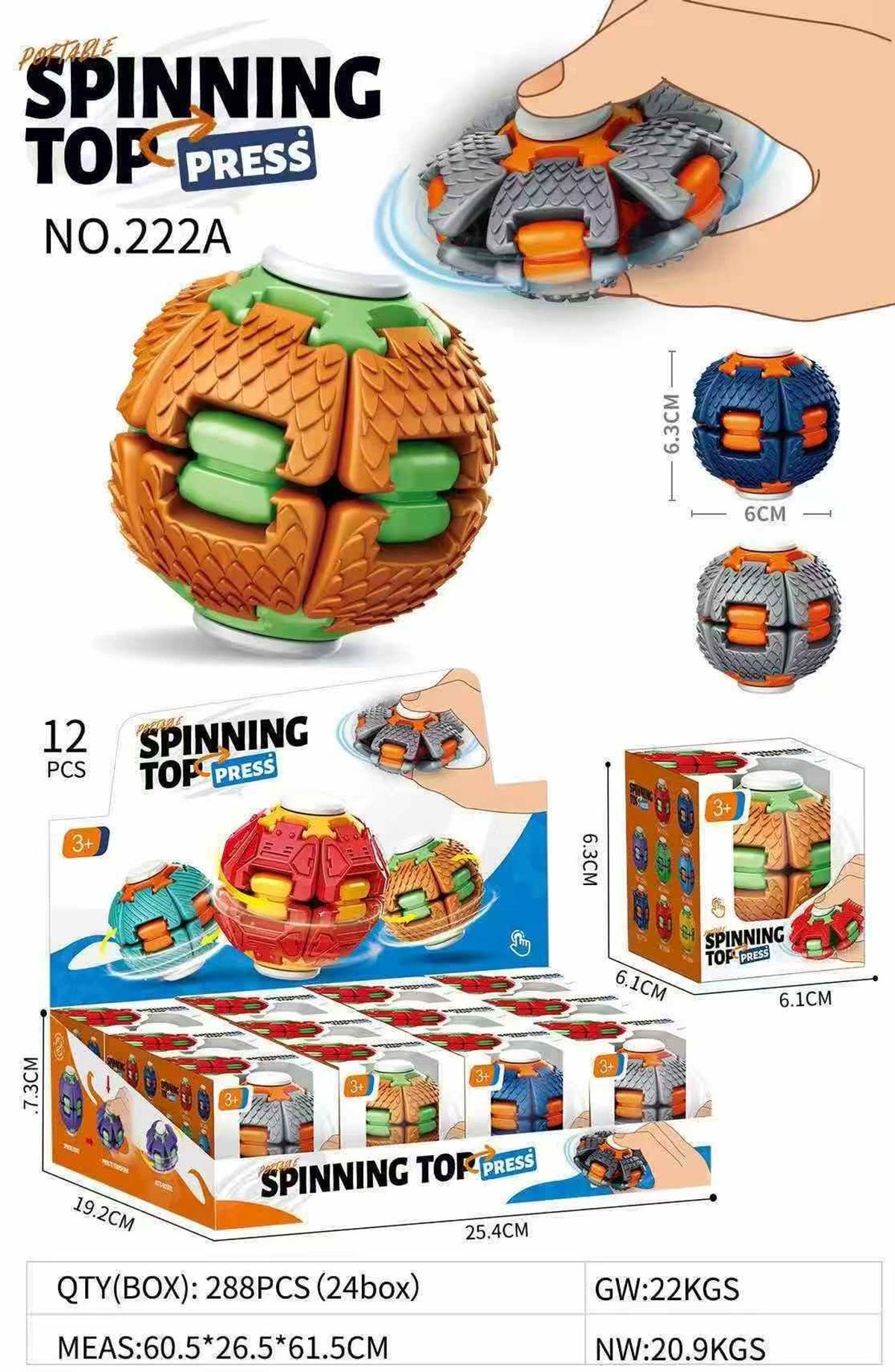 Trottola e gioco fidget