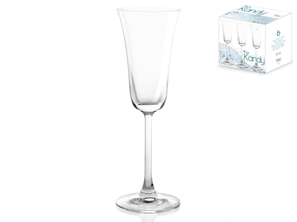 PENGO 6 CALICE VETRO KANDY FLUTE 15CL