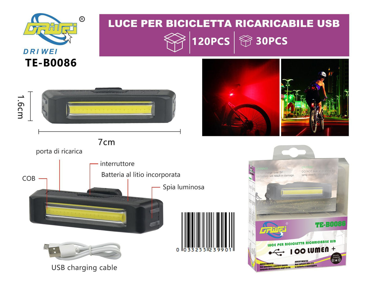 Luce per bicicletta