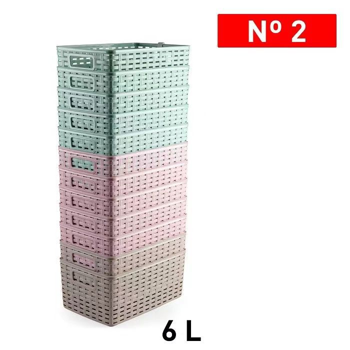 CESTA RATTAN N2 29X19.5X13CM