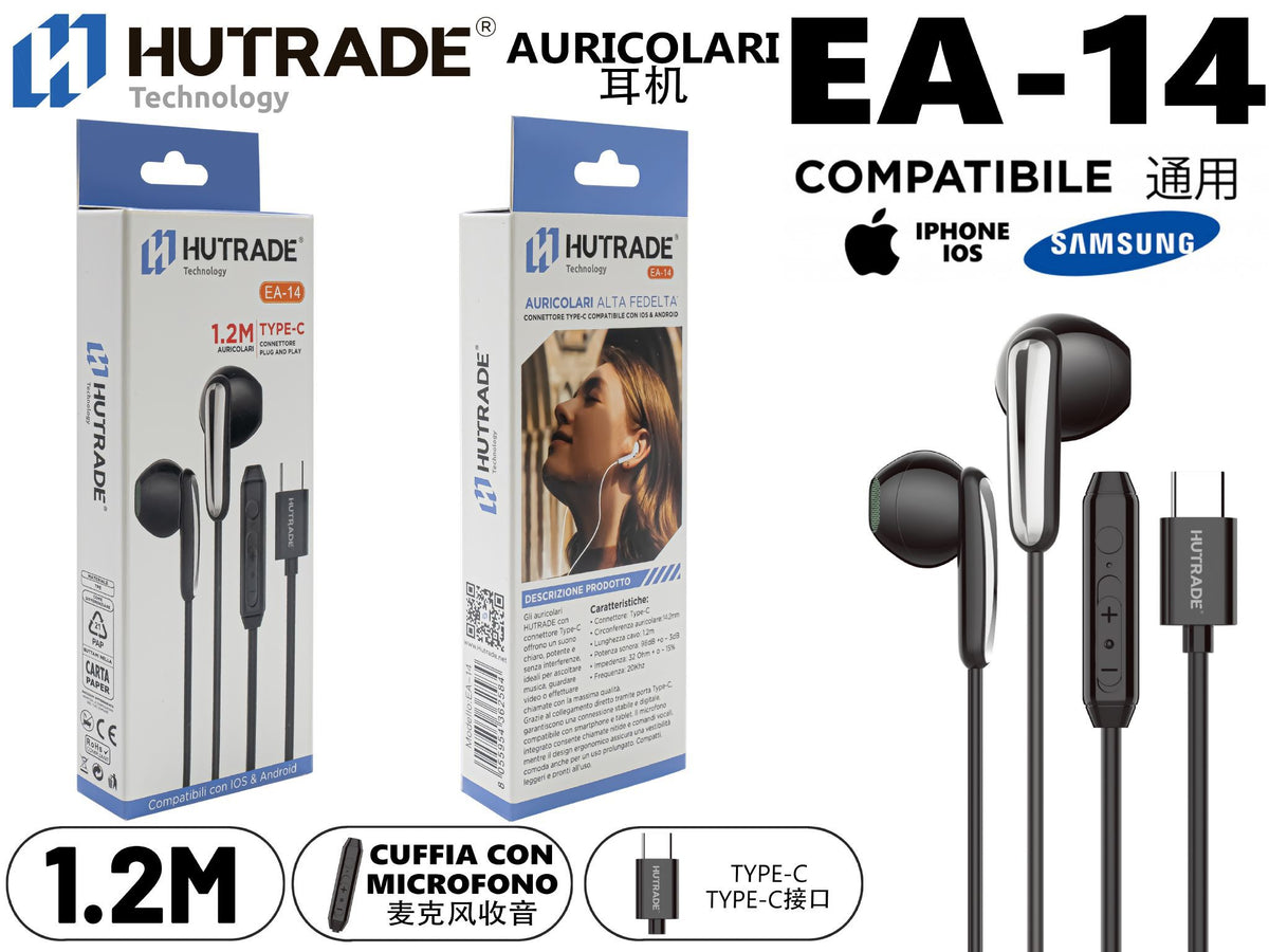 EA-14 AURICOLARE ATTACCO TYPE-C