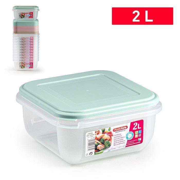 CONTENITORE 2L 18.5X18.5X9.5CM