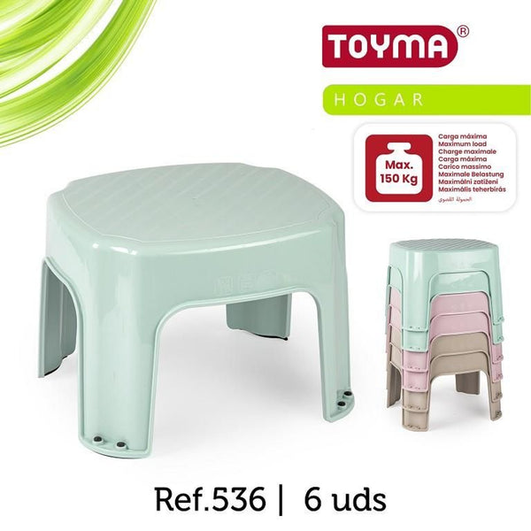 SGABELLO MULTIUSO PLASTICA 35.5X32X25CM