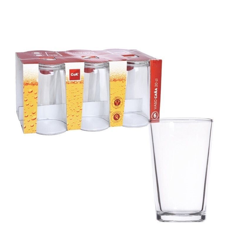 COK 6 BICCHIERI VETRO CANA 20CL